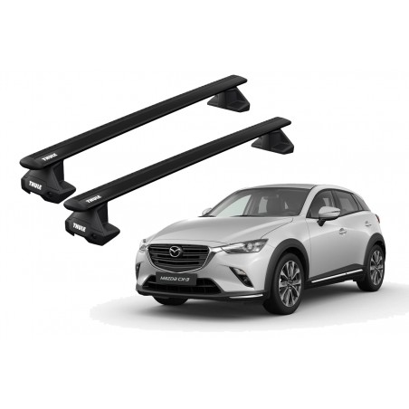 Barras Thule MAZDA CX-3 15-22 TN / WingBar EVO Black