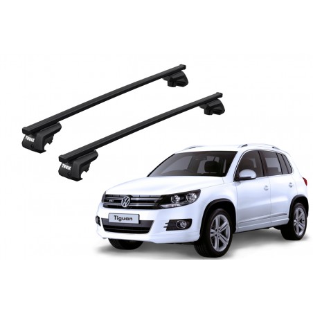 Barras Thule VOLKSWAGEN Tiguan 16-24 RE / SquareBar EVO