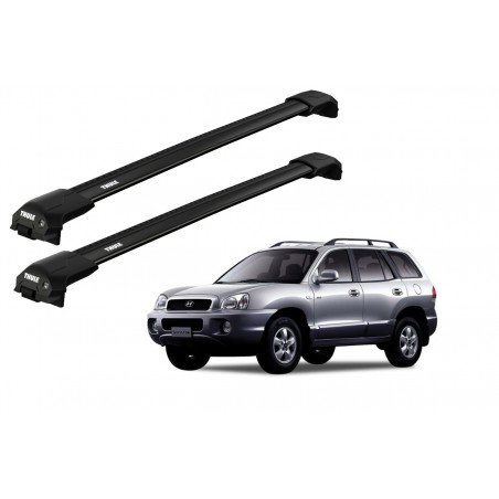 Barras Thule HYUNDAI Santa Fe 00-05 RE / WingBar EVO Black
