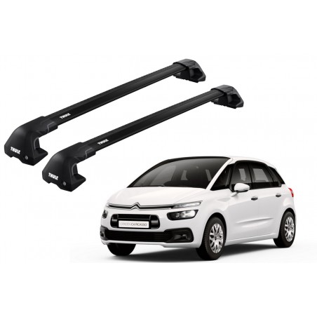 Barras Thule CITROEN C4 Grand Picasso 14- TN / EDGE Flu BK