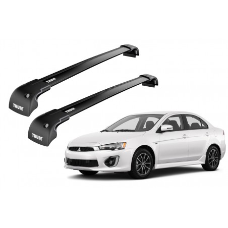 Barras Thule MITSUBISHI Lancer EVO 08-18 PF / Wing EDGE Black