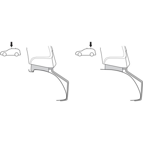 Kit De Montage Thule 6159 Pour Rails De Toit Intégrés – Noir, Métal – Compatible Avec De Nombreux Véhicules