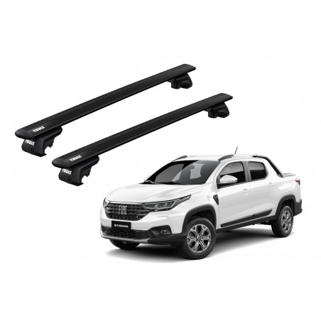 Barras Thule FIAT Strada 04-18 RE / WingBar EVO Black