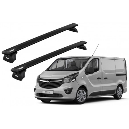 Barras Thule OPEL Movano 10-21 PF / WingBar Black