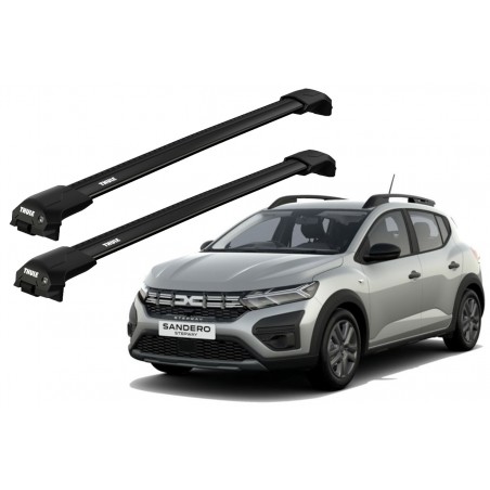 Barras Thule DACIA Sandero Stepway 21- RE / EDGE Flush Black