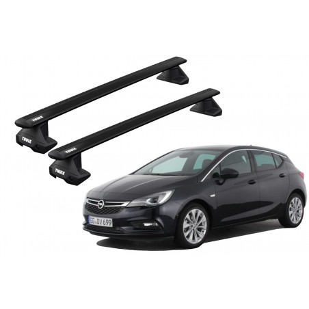 Barras Thule OPEL Astra 10-15 TN / WingBar EVO Black
