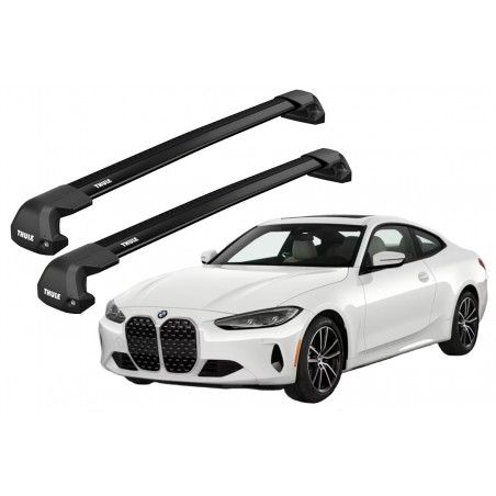 Barras Thule BMW 4 series 21-24 PF / EDGE Flush Black