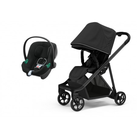 Coche Thule Shine Black + Silla Auto Cybex Nido Aton B2 I-Size