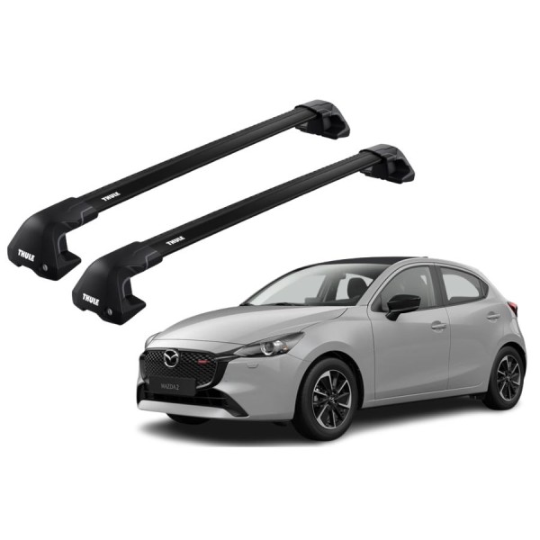 Barras Thule MAZDA 2 21-25 TN / EDGE Flush BLACK