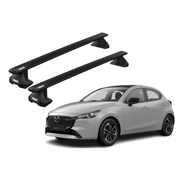 Barras Thule MAZDA 2 21-24 TN / WingBar EVO BLACK