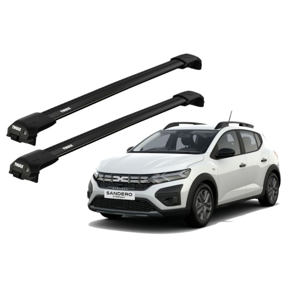 Barras Thule DACIA Sandero Stepway 13-20 RE / EDGE Flu BK