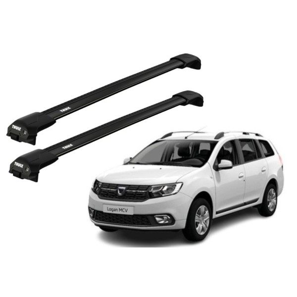 Barras Thule DACIA Logan MCV 13-20 RE / EDGE Flush Black