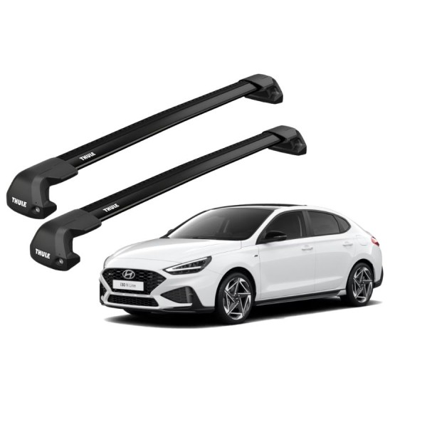 Barras Thule HYUNDAI i30 Fastback 18-20 PF / EDGE Flush Black