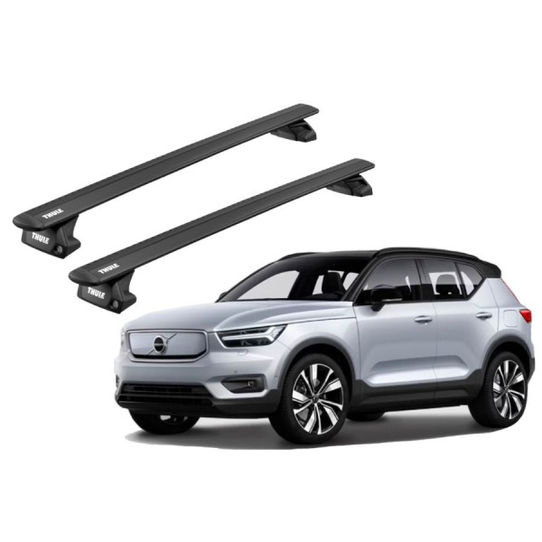 Barras Thule VOLVO EX40 24- RA / WingBar EVO Black