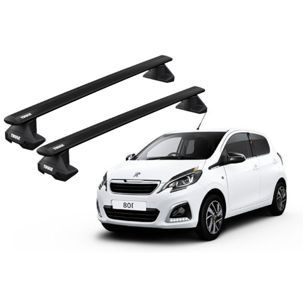 Barras Thule PEUGEOT 108 14-21 TN / WingBar EVO Black