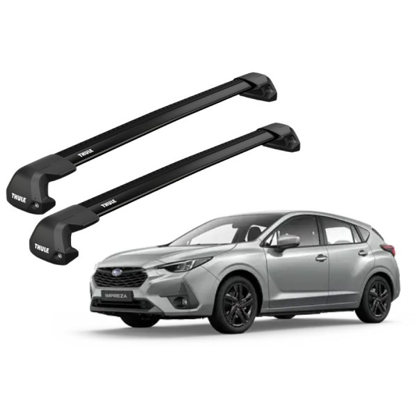 Barras Thule SUBARU Impreza 23- PF / EDGE Flush Black