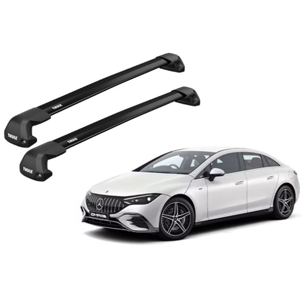 Barras Thule MERCEDES BENZ EQE 22-24 PF / EDGE Flush BLACK