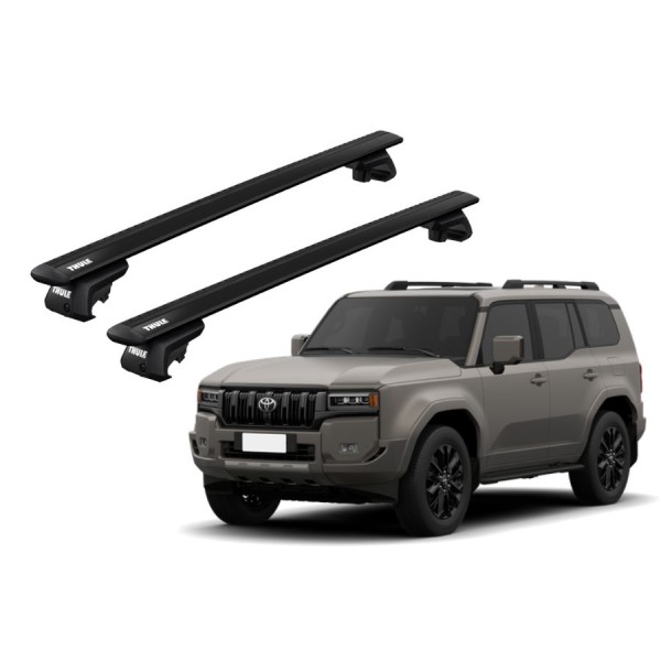 Barras Thule TOYOTA Land Cruiser Prado 24 - RE / WingBar EVO BLACK