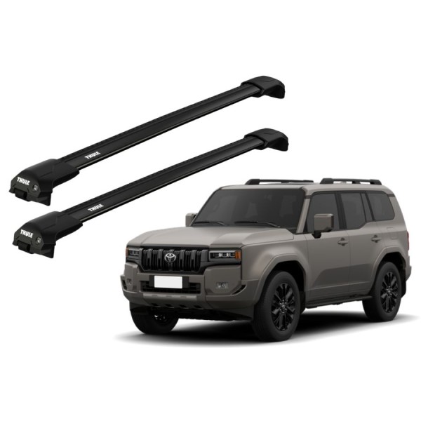 Barras Thule TOYOTA Land Cruiser Prado 24- RE / EDGE Flush BLACK