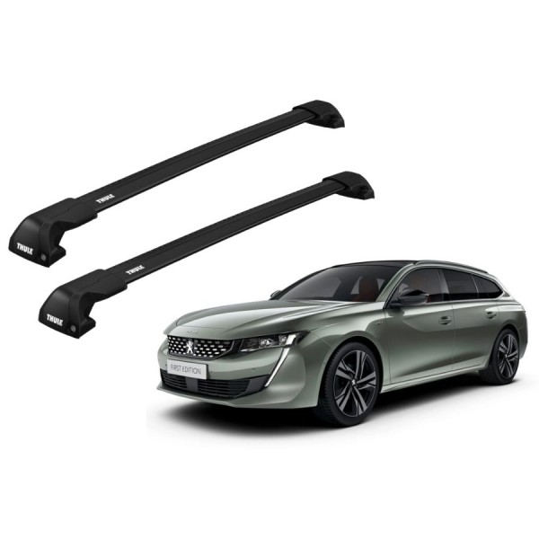 Barras Thule PEUGEOT 508 SW 11-18 RA / EDGE Flush Black