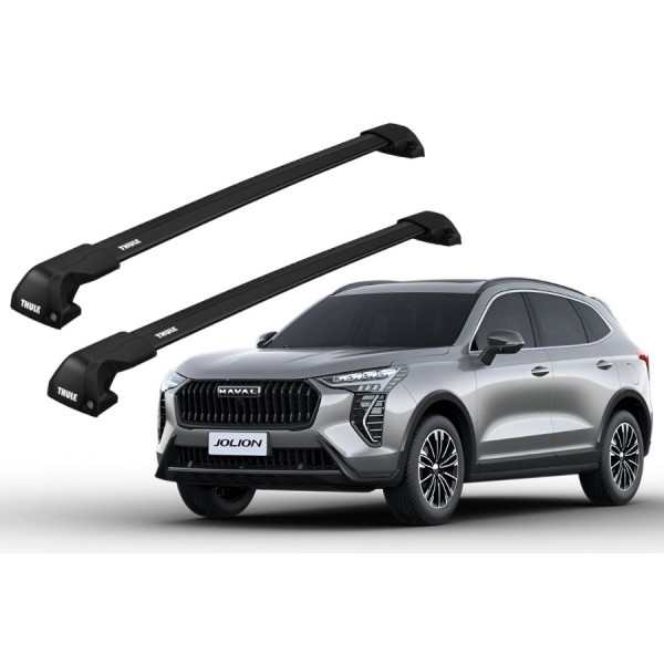 Barras Thule HAVAL Jolion 21- RA / EDGE Flush Black