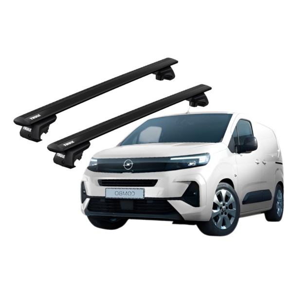 Barras Thule OPEL Combo 19- RE / WingBar EVO Black