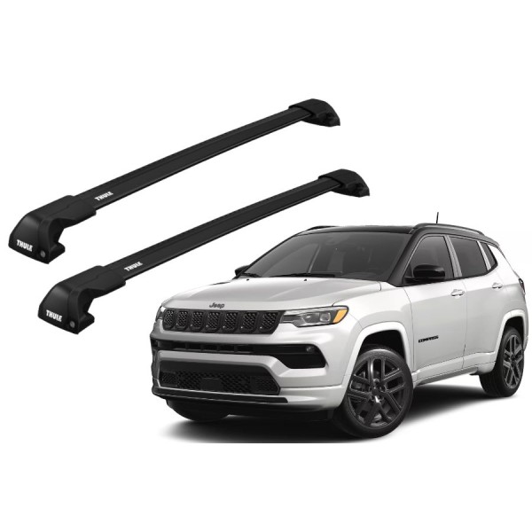 Barras Thule JEEP Compass 17- RA / EDGE Flush Black