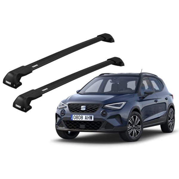 Barras Thule SEAT Arona 18- RA / EDGE Flush Black