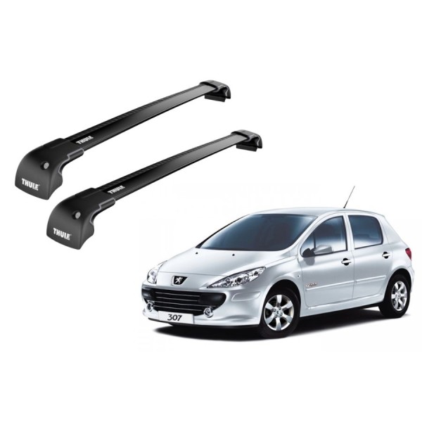 Barras Thule PEUGEOT 307 01-04 PF / WingBar EDGE Black