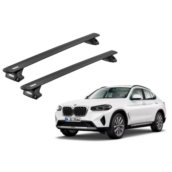 Barras Thule BMW X4 19- RA / WingBar EVO Black