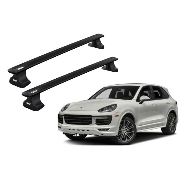 Barras Thule PORSCHE Cayenne 10-17 TN / WingBar Black