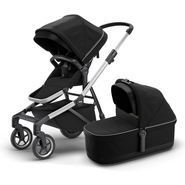 Pack Coche THULE Sleek + Bassinet | Black
