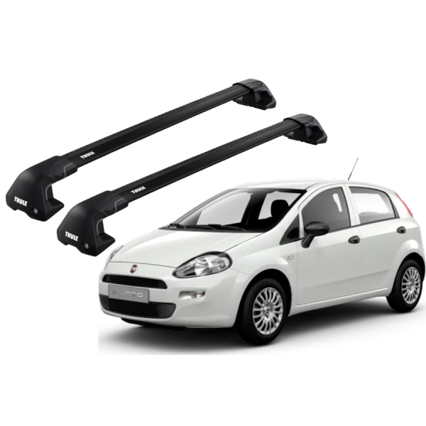 Barras Thule FIAT Grande Punto 05-12 TN / EDGE Flush Black