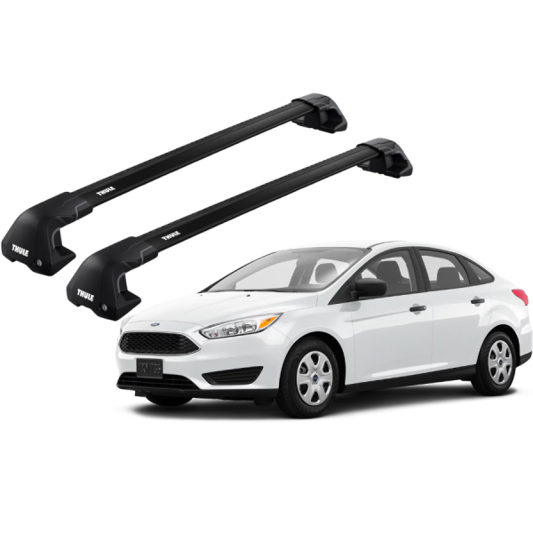 Barras Thule FORD Focus 11-18 TN / EDGE Flush Black