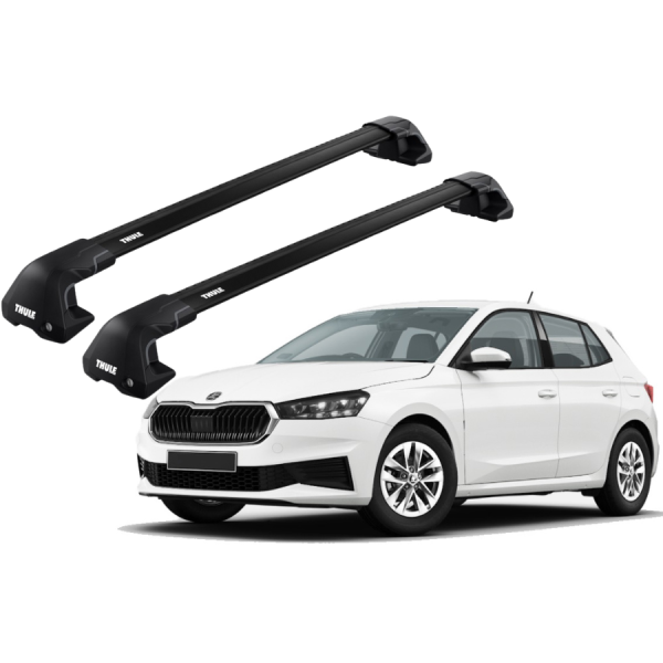 Barras Thule SKODA Fabia (PJ) 22- TN / EDGE Flush BLACK