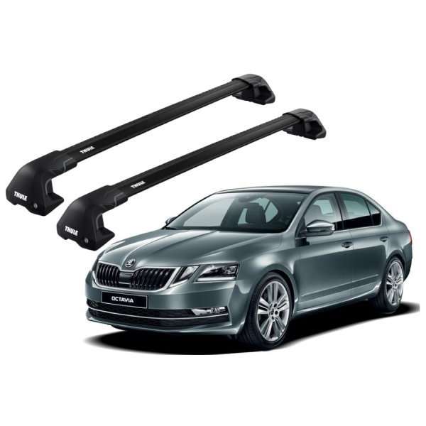 Barras Thule SKODA Octavia (Mk. IV) 21- TN / EDGE Flush Black