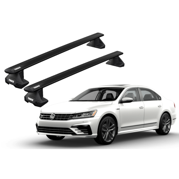 Barras Thule VOLKSWAGEN Passat (B8) 15-19 TN / Wing EVO Black