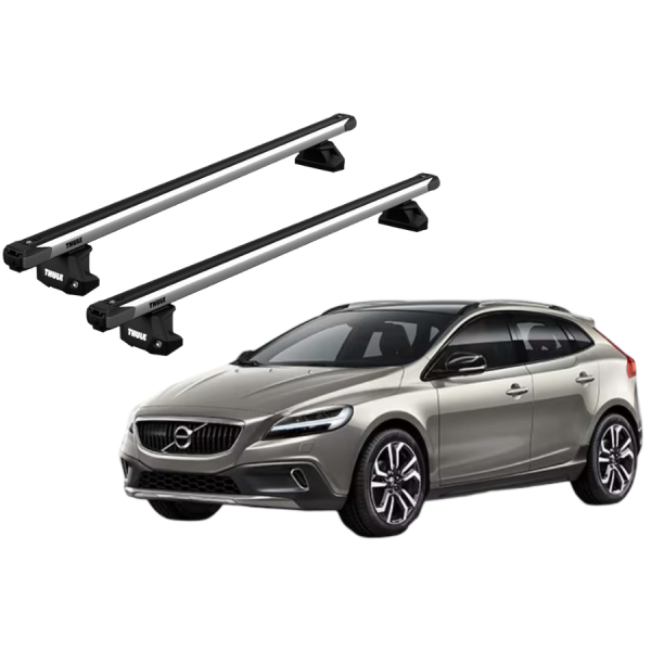 Barras Thule VOLVO V40 Cross Country 13-19 RA / SlideBar EVO
