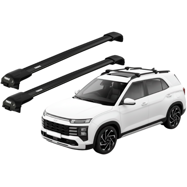 Barras Thule HYUNDAI Creta 24- RE / EDGE FLUSH BLACK