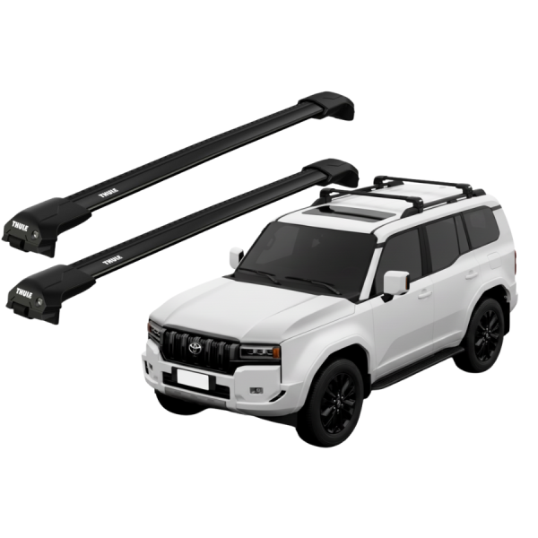 Barras Thule TOYOTA Land Cruiser Prado 24- RE / EDGE FLUSH BLACK