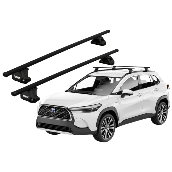 Barras Thule TOYOTA Corolla Cross 21- PF / SquareBar EVO