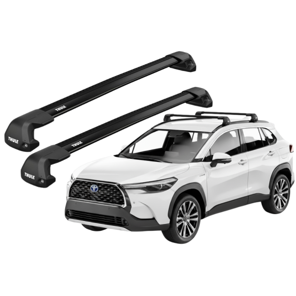 Barras Thule TOYOTA Corolla Cross 21- PF / EDGE Flush BLACK