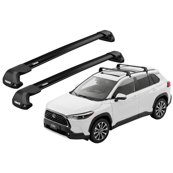 Barras Thule TOYOTA Corolla Cross 21- TN / EDGE Flush Black