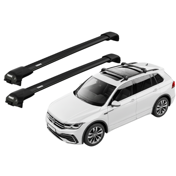 Barras Thule VOLKSWAGEN Tiguan 16-24 RE / EDGE Flush Black