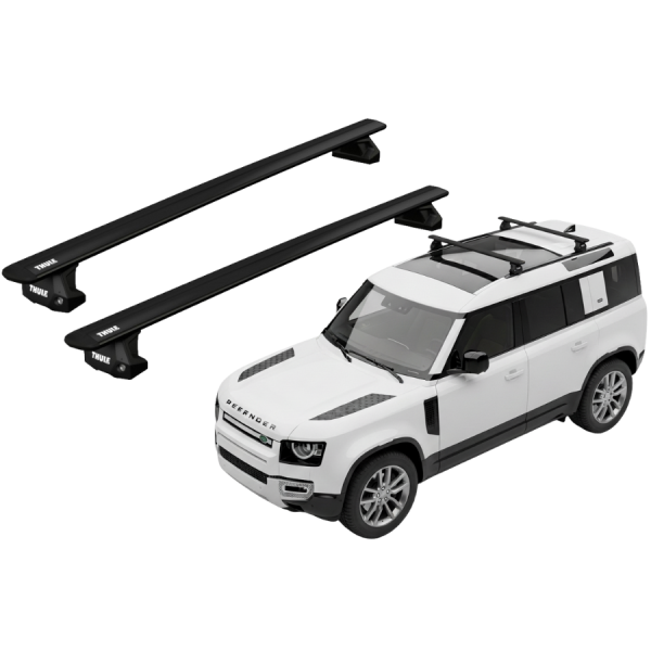 Barras Thule LAND ROVER Defender 90/110/130 20- TP / Wingbar EVO Black