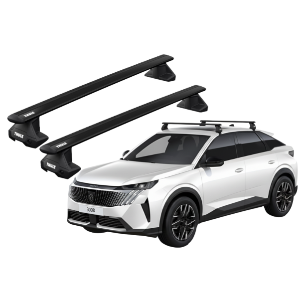 Barras Thule PEUGEOT 3008 24- TN / WingBar EVO Black
