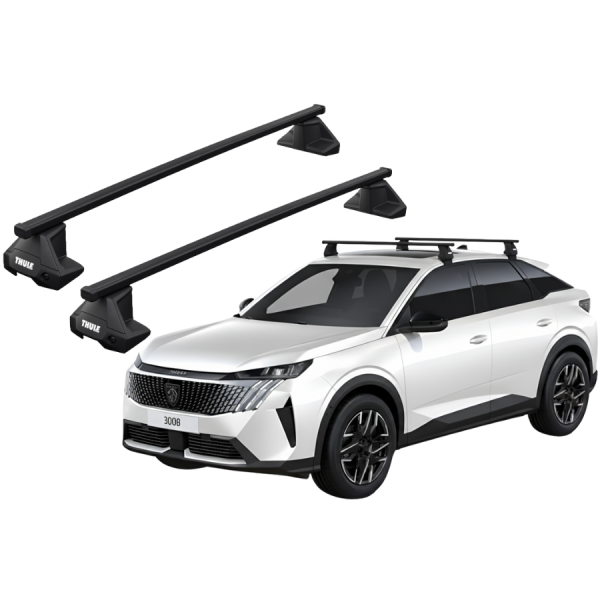 Barras Thule PEUGEOT 3008 24- TN / SquareBar EVO