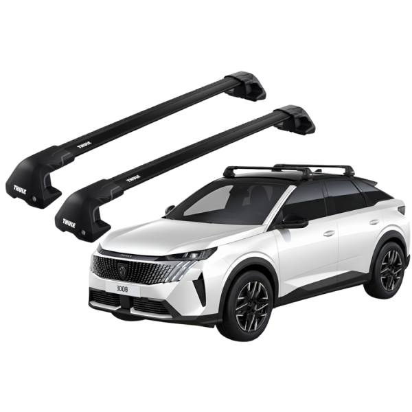 Barras Thule PEUGEOT 3008 24- TN / EDGE Flush Black