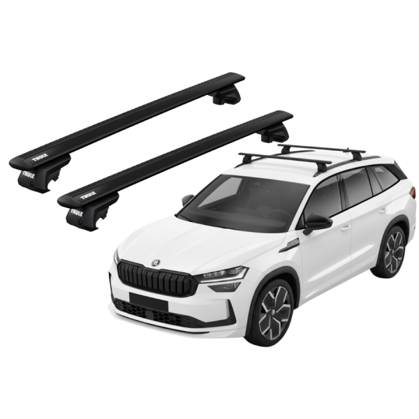 Barras Thule SKODA Kodiaq 24- RA / WingBar EVO Black