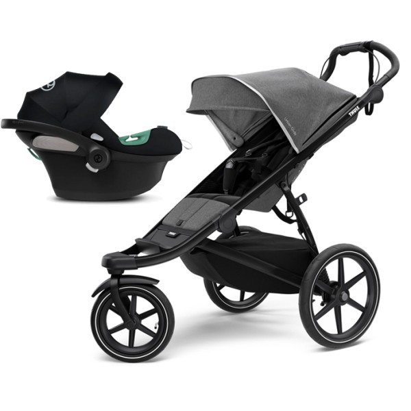 Thule Urban Glide Grey + Cybex Nido Aton B2 I-Size